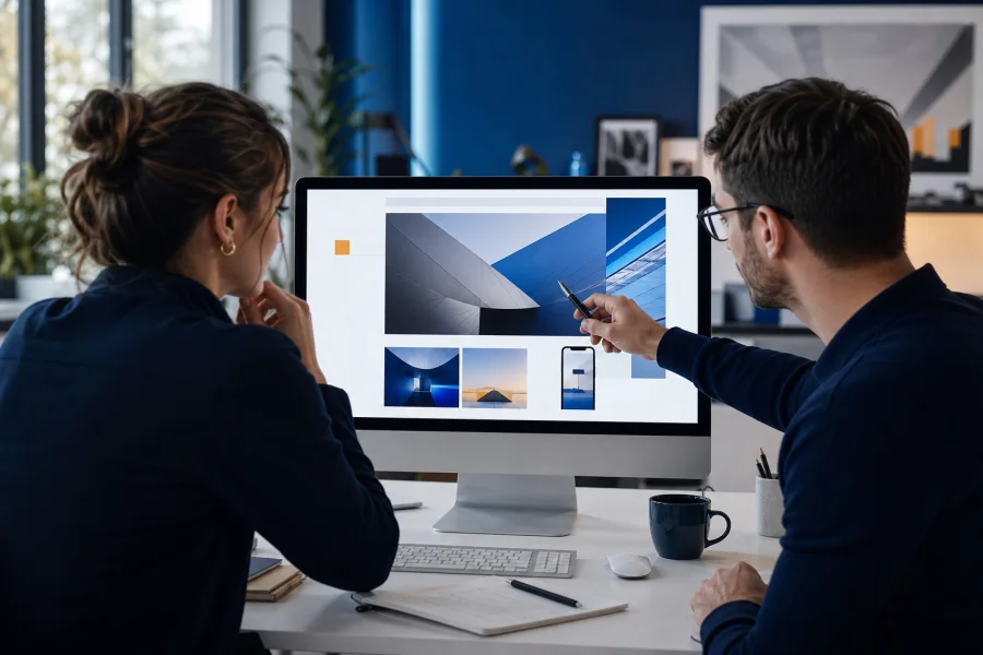 Conception collaborative d'un site web professionnel